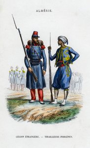 Légionnaire étranger et tireur d