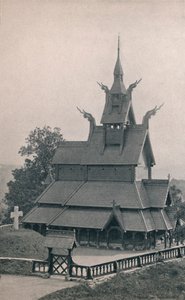 Église en bois de Fortun, 1914