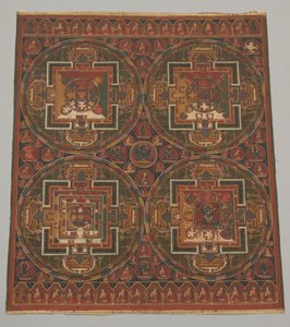 Quatre Mandalas du cycle Guhyasamaja, 16e siècle - Unbekannt