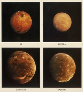 Quatre lunes de Jupiter. Io, Europe, Ganymède et Callisto, 1979 - Unbekannt