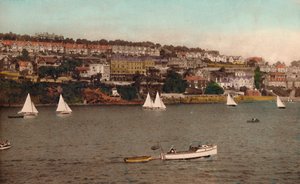 Fowey depuis Polruan, vers 1930 - Unbekannt