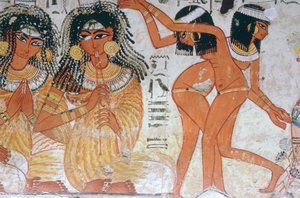 Fragment de peinture murale de la tombe de Nebamun, Thèbes, Égypte, 18ème dynastie, vers 1350 av. J.-C. - Unbekannt
