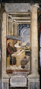 Francesco Petrarca dans son étude - Unbekannt