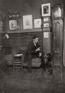 Francisque Poulbot, caricaturiste et illustrateur français, 1909