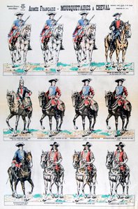 Armée française, mousquetaires montés - Unbekannt