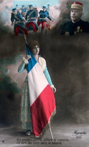 Carte postale française de la Première Guerre mondiale, 1914-1918 - Unbekannt