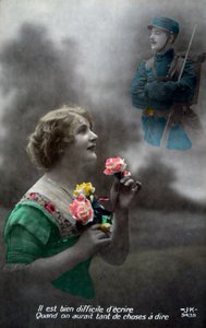 Carte postale française de la Première Guerre mondiale, 1914-1918