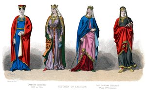 Costume français : Capétien, Carolingien, 1882 - Unbekannt