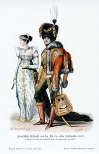 Robe de cour française de l