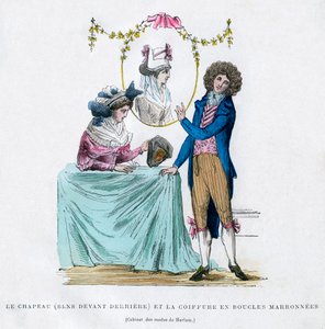 Mode et coiffure françaises, début du 19ème siècle - Unbekannt