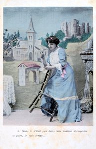 Carte postale française, vers 1900