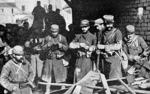 Soldats français au repos en Champagne, France, Première Guerre mondiale, 1915 - Unbekannt