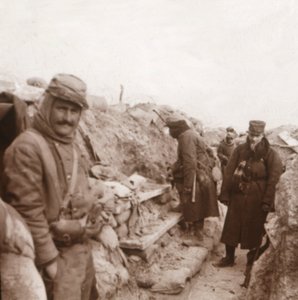 Soldats français dans les tranchées, Perthes, nord de la France, vers 1914-1918 - Unbekannt