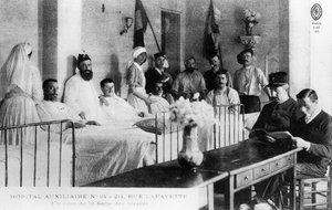 Blessés français, hôpital auxiliaire, Paris, France, Première Guerre mondiale, 1914-1918 - Unbekannt