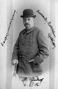 Friedrich Fyodor Fiedler, traducteur de poésie russe, vers 1906
