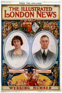 Couverture du numéro de mariage de The Illustrated London News, 28 avril 1923 - Unbekannt