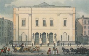 Vue de face du Théâtre Royal, Drury Lane, Westminster, Londres, 1812 - Unbekannt