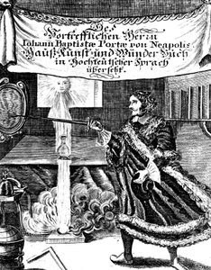 Frontispice de Magia Naturalis par Johannes Baptista della Porta, 1715 - Unbekannt