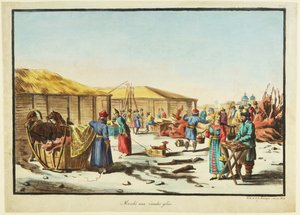 Marché de viandes congelées, vers 1814 - Unbekannt