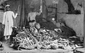 Boutique de fruits, Inde, début du 20e siècle - Unbekannt
