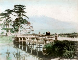 Fujiyama depuis Yoshiwara, Japon - Unbekannt