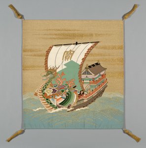 Fukusa Gift Cover, Japon, fin de la période Edo 1789-1868 période Meiji 1868-1912, 19ème siècle - Unbekannt