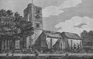 Église de Fulham en 1812 - Unbekannt