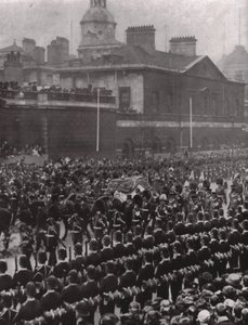 Procession funéraire du roi Édouard VII, Whitehall, Londres, 20 mai 1910