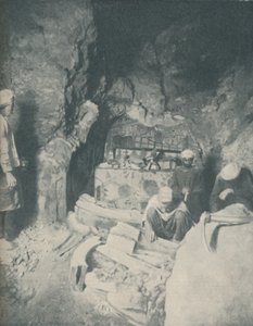 Chambre funéraire où les momies égyptiennes attendaient la résurrection, vers 1935 - Unbekannt