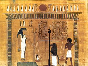 Papyrus funéraire, Égyptien ancien, 18ème dynastie, 1550-1293 av. J.-C. - Unbekannt