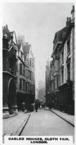 Maisons à pignon, Cloth Fair, Londres, vers 1920 - Unbekannt