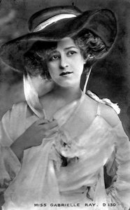 Gabrielle Ray 1883-1973, actrice anglaise, début du XXe siècle