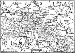 Galicie et les passages des Carpates, 1915 - Unbekannt