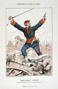 Garde Mobile - Officier, Siège de Paris, 1870-1871 - Unbekannt