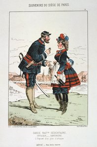 Garde Nationale Sédentaire - Officier Cantinière, Siège de Paris, 1870-1871 - Unbekannt