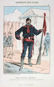 Garde nationale sédentaire, siège de Paris, 1870-1871