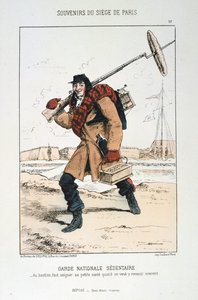 Garde Nationale Sédentaire, Siège de Paris, 1870-1871