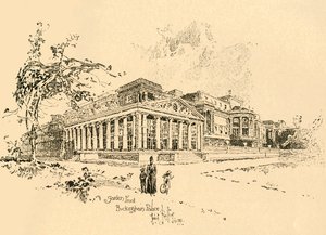 Façade du jardin, palais de Buckingham, Westminster, Londres - Unbekannt
