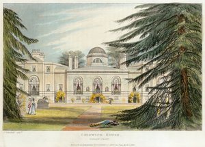 Façade du jardin de Chiswick House, Hounslow, Londres, 1823 - Unbekannt