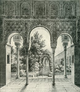 Jardin du Generalife, XIXe siècle, 1907