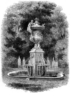 Jardins de la résidence royale à Potsdam, Allemagne, 19e siècle