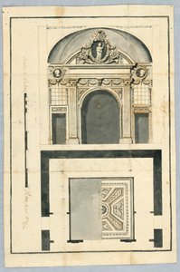 Porte et pièce de plafond - Unbekannt