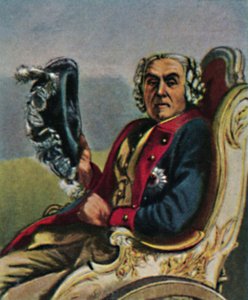 Général Fouqué 1698-1774. - Peinture de Menzel, 1934 - Unbekannt