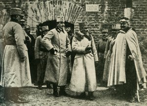 Général Kusmanek et le prince François-Joseph à la forteresse de Przemysl, Première Guerre mondiale, 1915 - Unbekannt