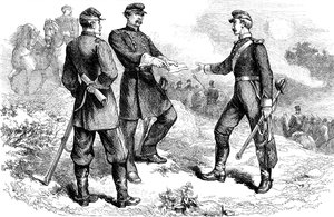 Le général McClellan à la bataille d