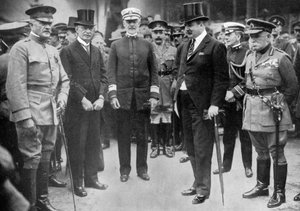 Le général Pershing arrivant à Liverpool, 8 juin 1917, vers 1920 - Unbekannt