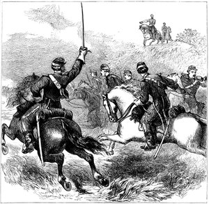 Le général Sheridan à Cedar Creek, Virginie, Guerre de Sécession américaine, 1864 - Unbekannt