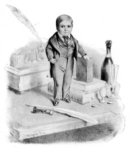 Général Tom Pouce, vers 1840