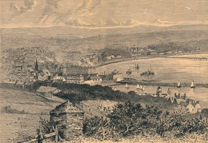 Vue générale de Douglas, 1880