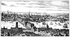 Vue générale de Londres, 1666 - Unbekannt